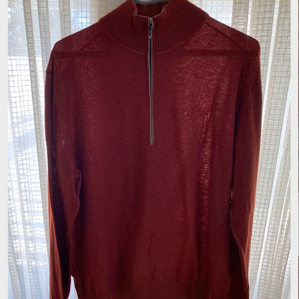 Loro Piana Cashmere Quarter Zip Sweater